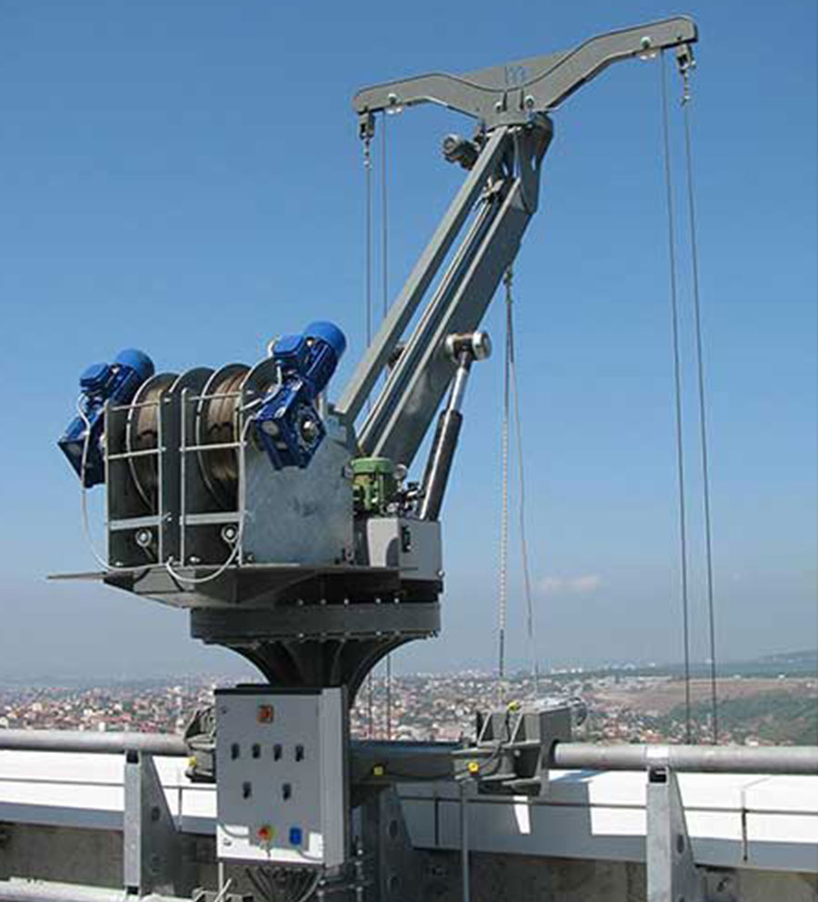 Parapet İçi Raylı Cephe Temizlik Sistemleri
