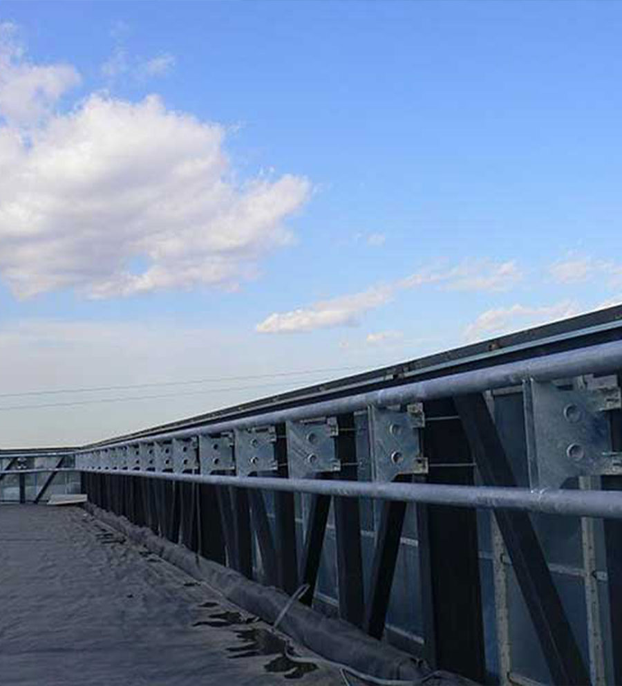 Parapet İçi Raylı Cephe Temizlik Sistemleri